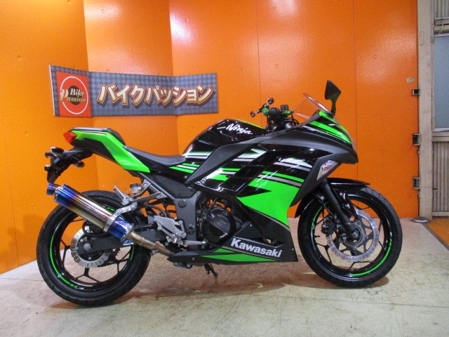 横から見てもこの通り状態グッド！！カワサキレーシングチームカラーはやはりかっこいい！！